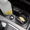 2Pcs Car Waterproof Coaster Non Slip Water Cup Pad Mat For Chevrolet Corvette Montana Bolt Cruze Trax SS Spark Onix Spin Keyring LC2