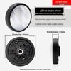 Universal Wheel Replacement for Luggage Suitcase: Leather Caster Rubber Roller Rim Repair Accessories