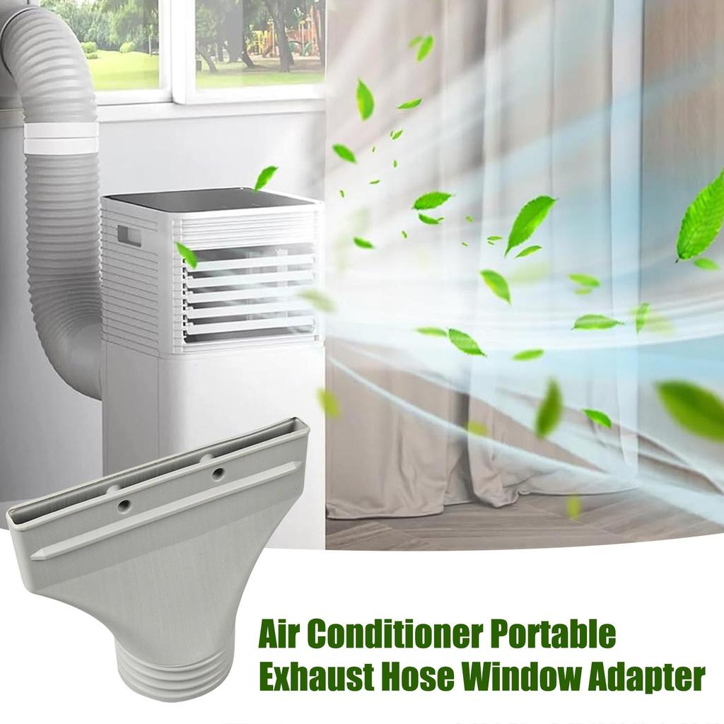 Flat AC Hose Adapter Portable Air Conditioner Exhaust Pipe Coupler Slim Flat Duct Fittings Accessories For Air Conditioning