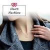 [Univarc Brand] Silver Double Heart Necklace, Jewelry Cloth, Pouch, Bag, Warranty Card - Luxurious 5-Piece Set A Perfect Gift for Women In Their 50s,