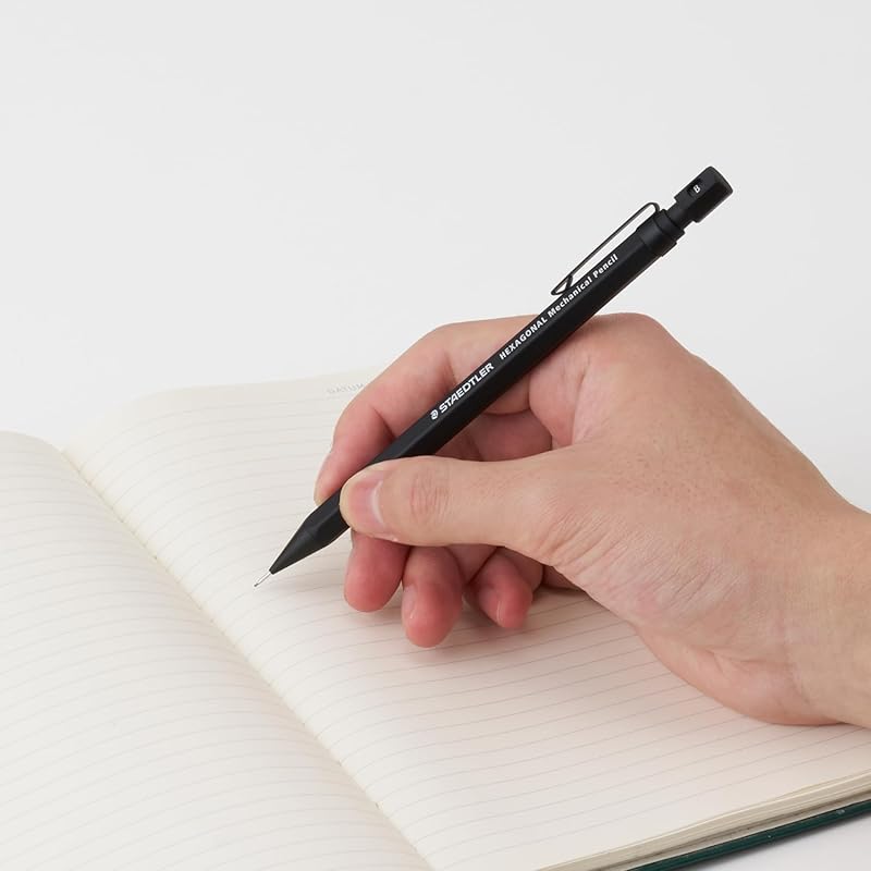 STAEDTLER Hexagonal Mechanical Pencil 0.5mm [Clean Black] 925 77-05B