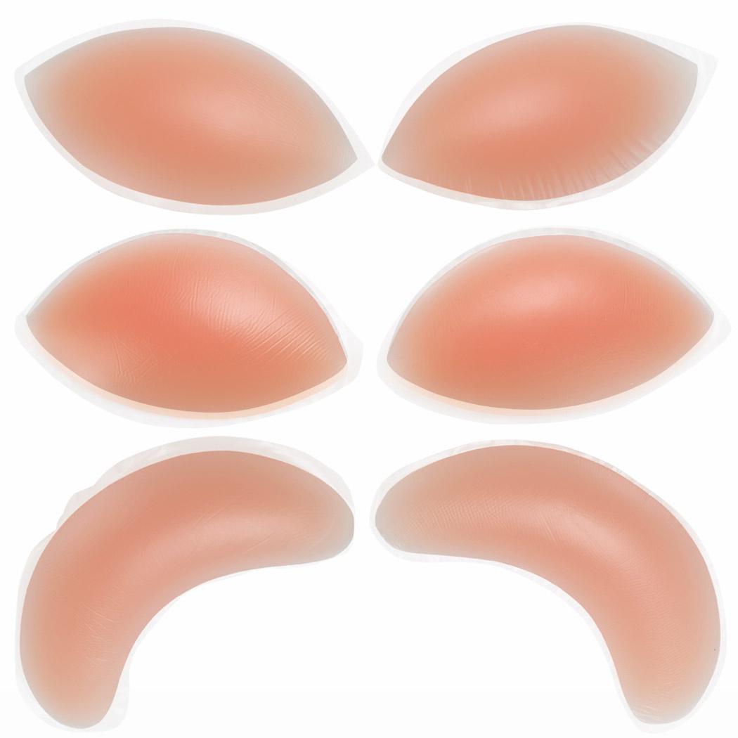 

1 пара силиконовый бюстгальтер Push Up Вставки Pad Breast Enhancer