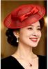 British Elegant Retro Spring Summer New Arrival Bow Decorated Banquet Sun Hat For Women Fashionable Outdoor Headwear