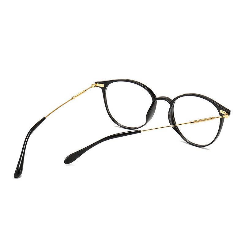 Round Myopia Glasses Anti-Blue Lamp Computer Eyeglasses Women Prescription Near Sight Glasses Diopter -1.0 -2.0 -4.0