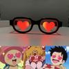 Funny Led Glowing Glasses Special Effect Luminous Glasses Cool Anime Flash Eye Glasses Sense Of Technology Eyewear For Party