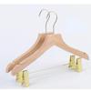 Korean Style Fashion Wooden Hanger Shops Integrated 2-in-1 Set for Men's Lady Clothes Support Rack Pants Underware Clip Storage