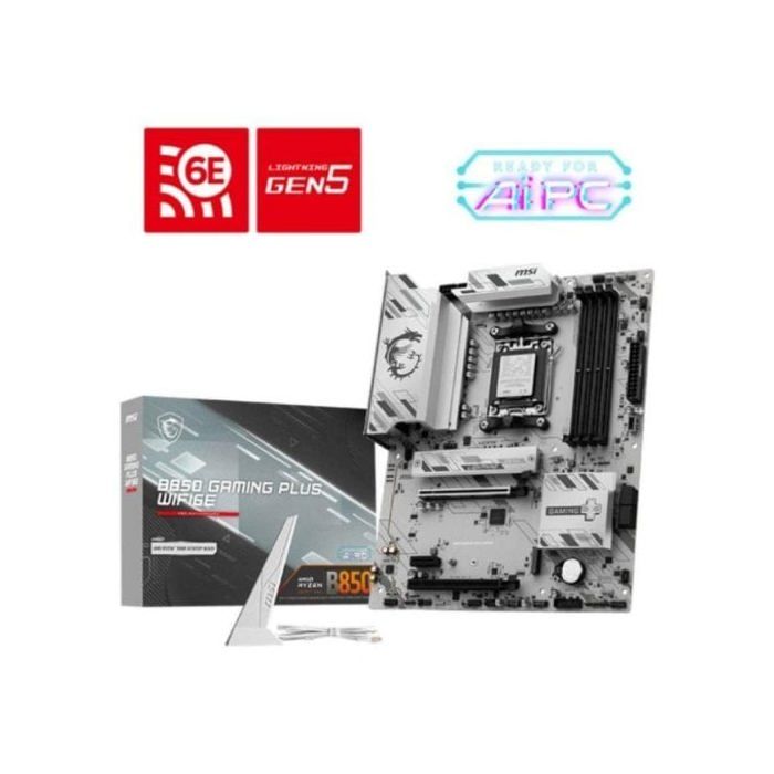 MSI B850 GAMING PLUS WIFI6E placa base AMD B850 Zócalo AM5 ATX