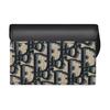 Dior Saddle D Shape Closure Oblique Print Soft Calfskin Card Holder Women accessories Blue S5611CNKO-M928
