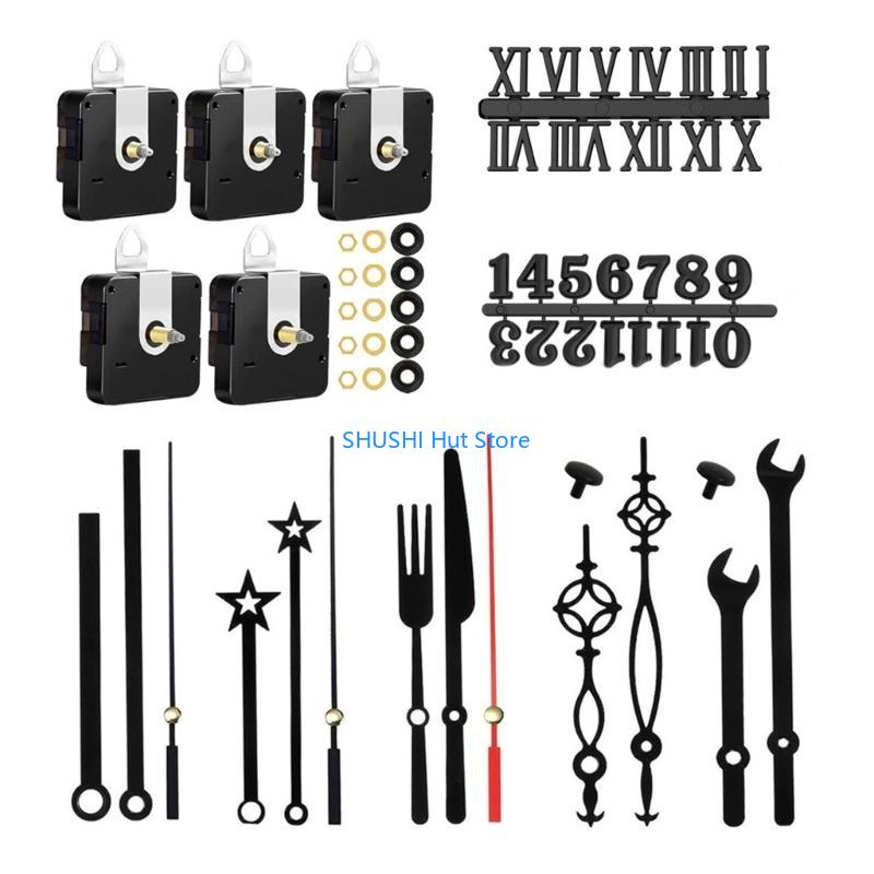 DIY Quartzs Clock Movement Mechanism NonTicking DIY Wall Clock Mechanisms D57B