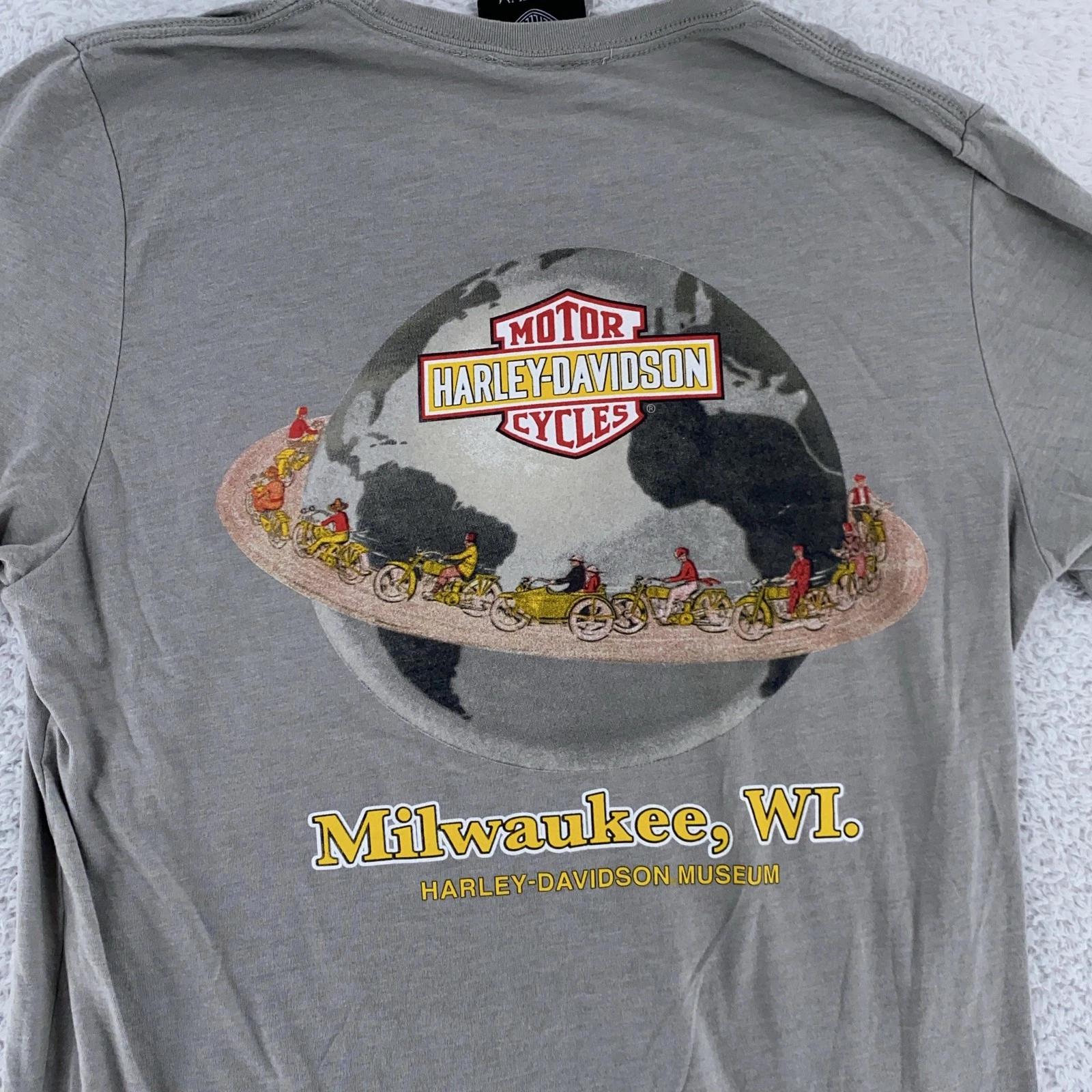 Harley-Davidson Museum T-Shirt Small Milwaukee Wisconsin Motorcycle Biker Tee XL