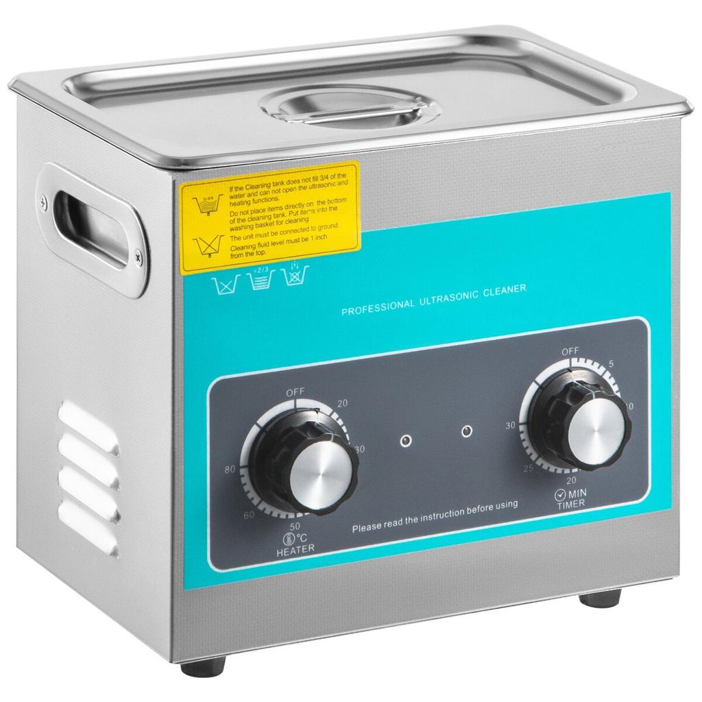 Knob Ultrasonic Cleaner 3L 40kHz Ultrasonic Cleaning Machine Knob Control Sonic Cleaner 304 Stainless Steel Ultrasonic Cleaner Machine with Heater &