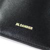 Excellent JIL SANDER Mobile Case GIRO PHONE CASE Logo Print Shoulder Bag Black Used
