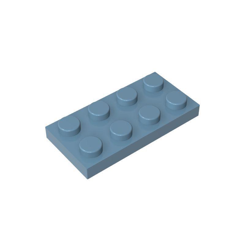 Non-Toxic 10Pcs 3020 2X4 Basic Building Blocks Moc Color Loose Parts Compatible With Brick Diy Children'S Toy Assembly Gift Box