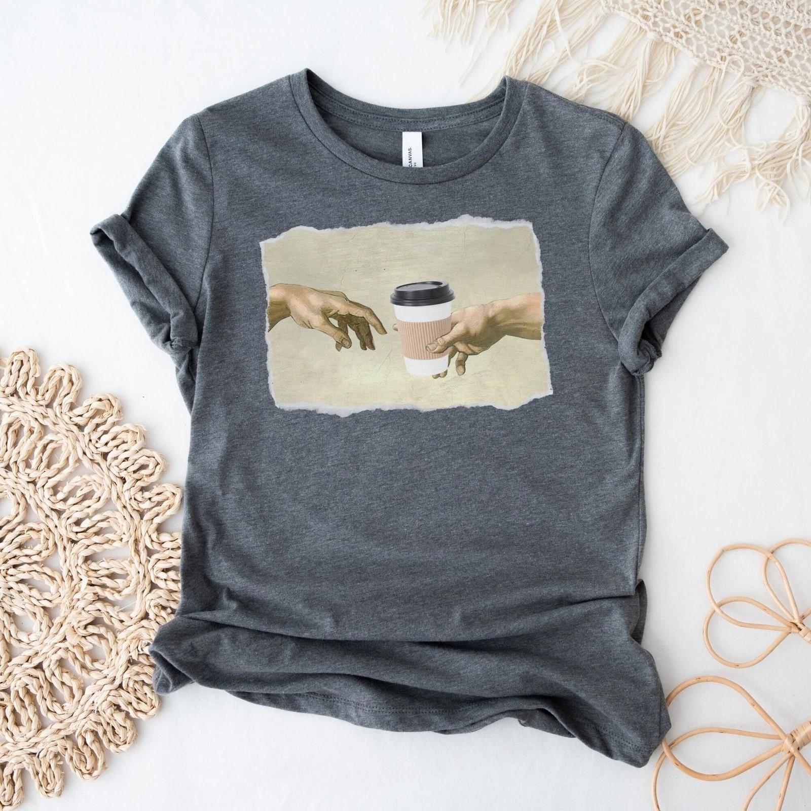 The Creation Of Coffee T-shirt 2XL