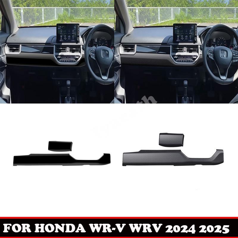 RHD For HONDA WR-V WRV 2024 2025 ABS Interior Center Console front dashboard air switch Co-pilot Strip Decorative accesorios