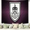 Arazzo da Parete Burnley FC Appeso Estetico alla Parete Coperta in Tessuto Stampato Arazzi Decorativi per Camera da Letto Soggiorno Decorazione per la Casa