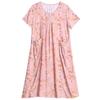 Elegant Woman Summer Dress Casual Loose Short Sleeve Long Dresses Plus Size Woman Clothing