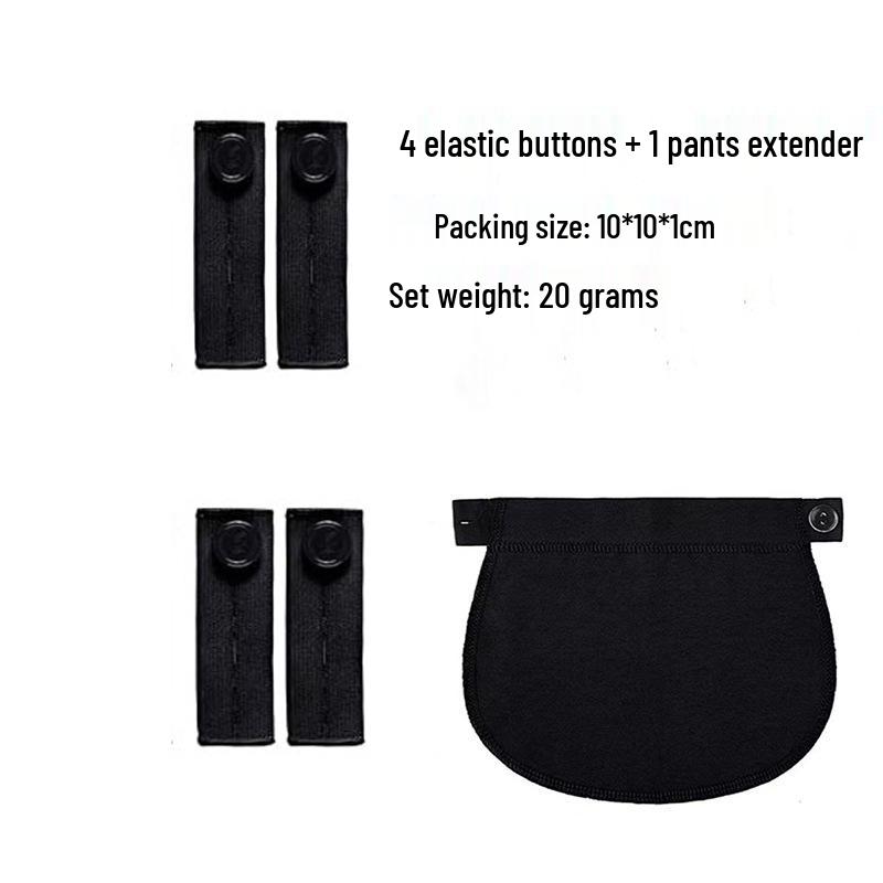 Fibbia Estensibile Elastica Regolabile per Pantaloni di Donne Incinte e Uomini
