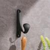 Nordic style single hook hanger (black) / wardrobe wall hanger