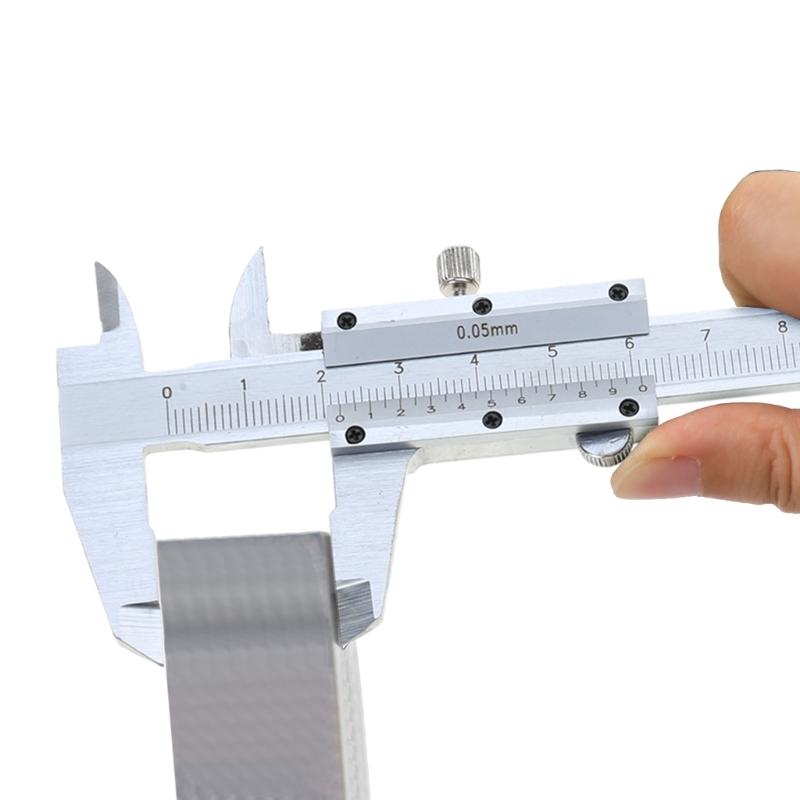 Vernier Caliper for Depth Thickness Measurements 0-150mm/0-6in Measuring Instruments Tools Woodworking Ruler Micrometer