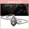 Myth Black Wu Kong Monkey King Hallows Pendant Necklace Gift Jewelry Accessory