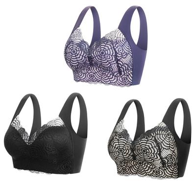 (SU)PrettyHealth Lymphvity Detoxification And Shaping & Powerful Lifting Bra, Lace Wireless Bra For Women