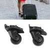 A Pair A65 Black Suitcase Mute Wheel Universal Luggage Replacement Outdoor SuppliesS