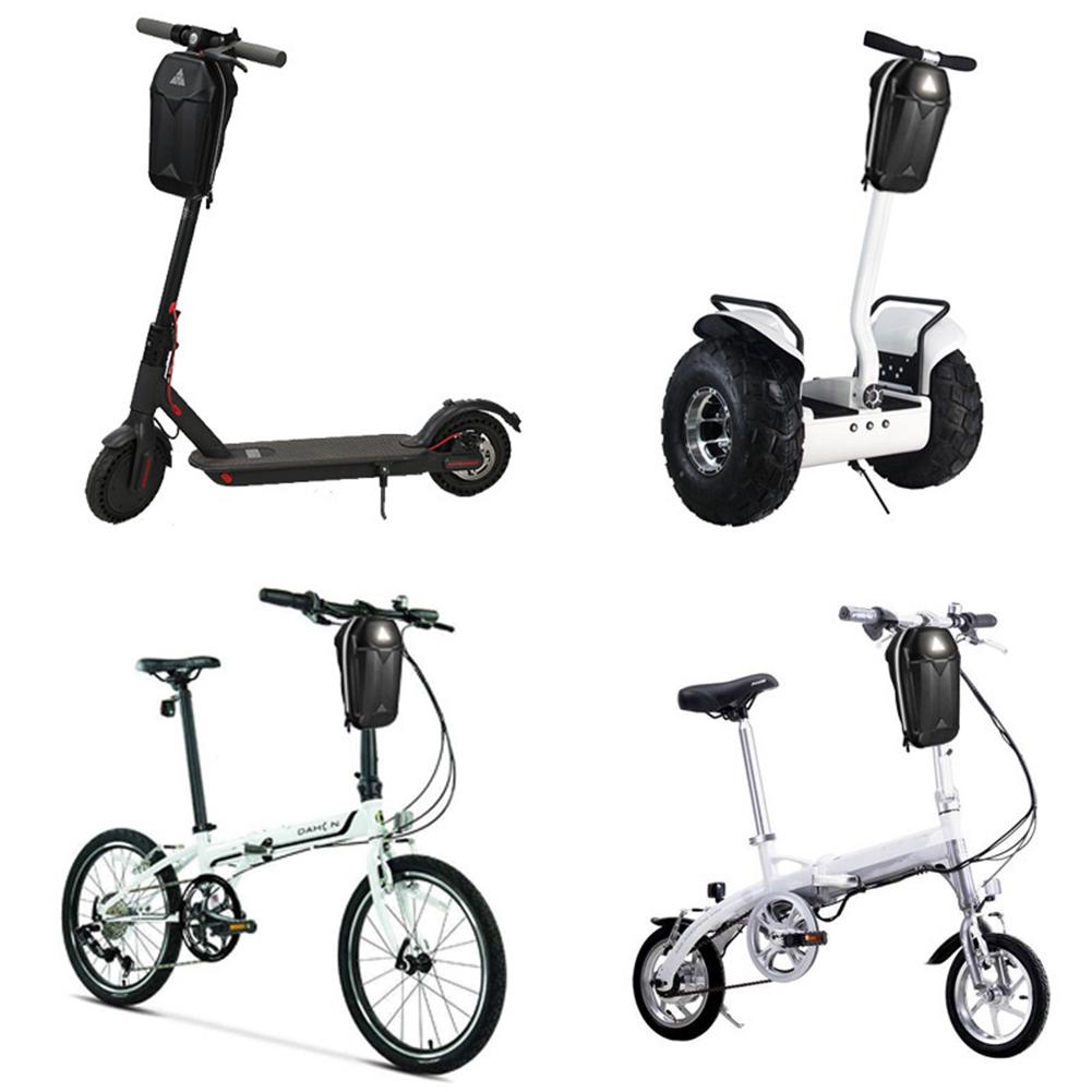 2-5L Electric Scooter Bag Scooter Skateboard Front Storage Bag Waterproof EVA Hard Shell Handlebar Hanging Bag for M365 Pro