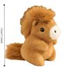 Stuffed Animal Simulation Horse Plush Toys Simulation Horse Horned Sheep Plush Doll  Birthday Gift