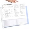 A3 Student Multi-layer Transparent Test Paper Folder with Information Book Storage Made in China