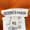 Excellent HERMES Knit Cap Orange Cashmere Women Used