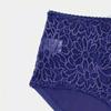 3Pcs Women Plus Size Ultra-Thin Panties Solid Color Floral Lace Patchwork Briefs 0Xl-5Xl