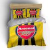"Yellow Arsenal Bedding Set" Bedding Duvet Cover Set Duvet Cover Pillowcases  (1 * Duvet Cover 2 * Pillowcases, Without Duvet Insert)