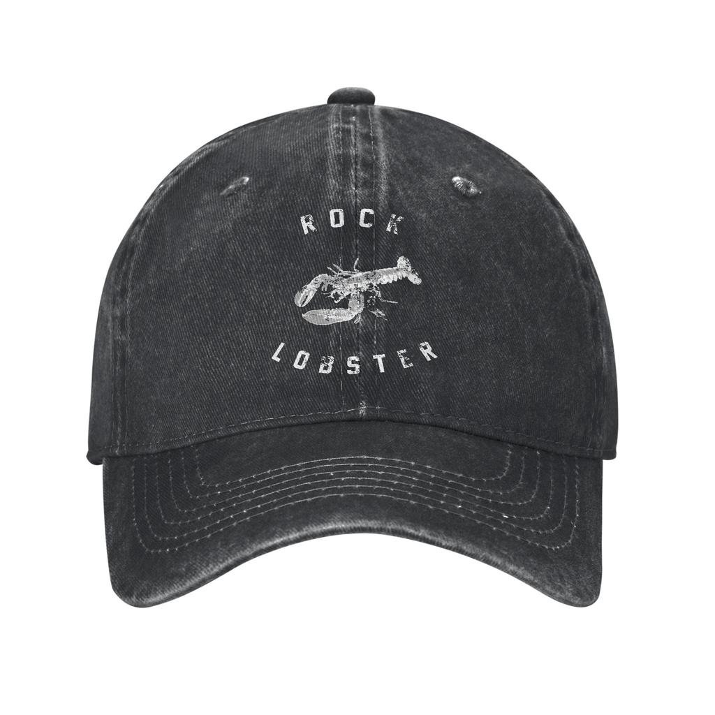 Vintage Lobster Ocean Life Baseball Cap Distressed Denim Washed Headwear Unisex Women Outdoor Activities Adjustable Fit Caps Hat