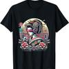 Digital Retro Girl In Cyberpunk Vaporwave Harajuku Aesthetic T-Shirt