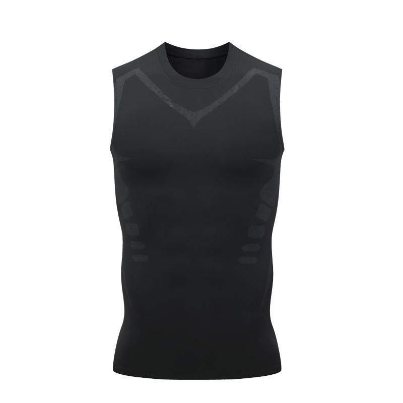 Men's Quick-Dry Sleeveless Three-Piece Fitness Set for Running and Basketball