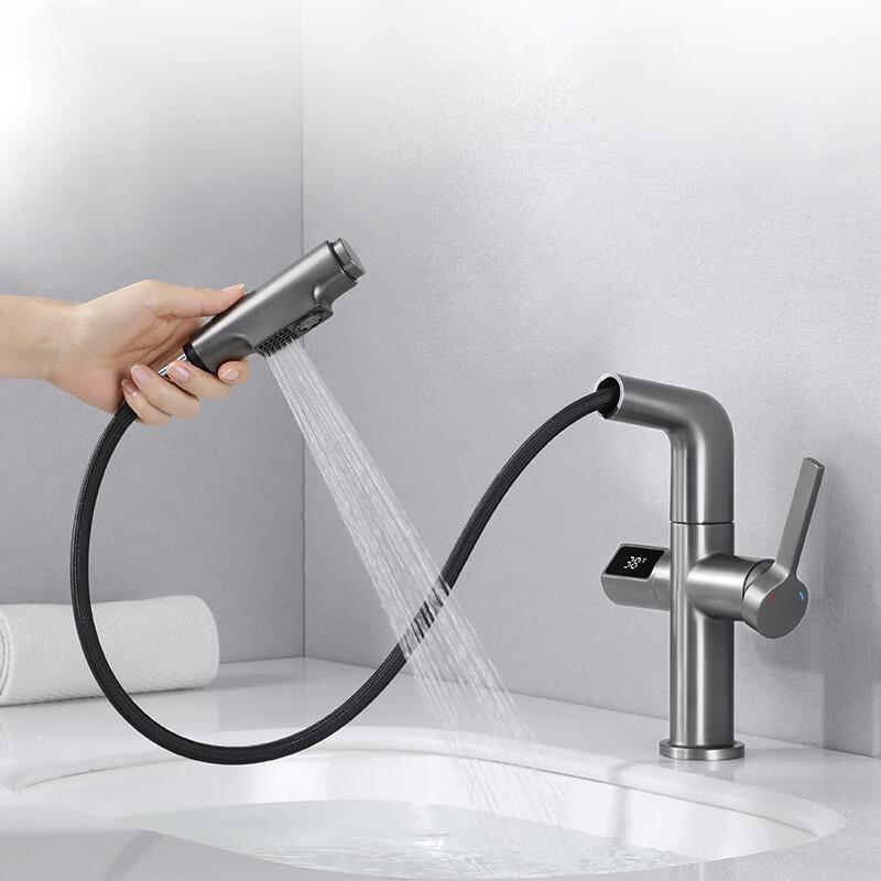 VEMUSE Digital Pull-Out Basin Faucet