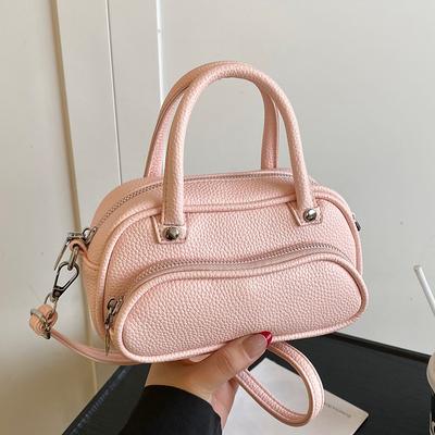 Sac oreiller à main texturé simple tendance pour femmes, décontracté, polyvalent, haut de gamme, sac bandoulière