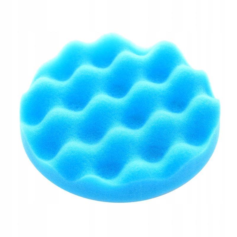 Polishing Sponge, Corrugated, 150mm, M14 Thread, Blue