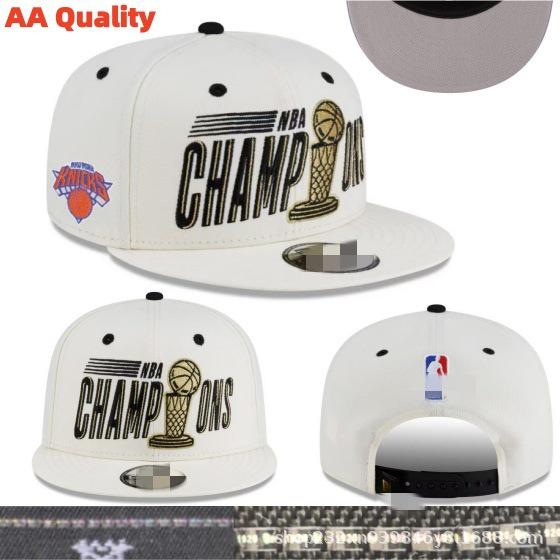 Berretto con visiera piatta New York Knicks Campioni NBA 2026