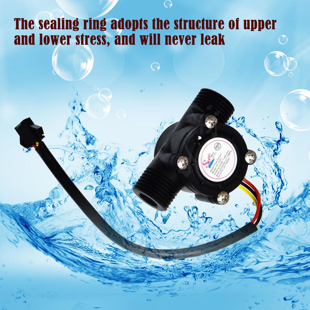 YF-S201 DC 5-18V Water Control Liquid Flowmeter Water Flow Sensor 1.75MPa Hall Liquid Water Flow Sensor Fluid Meter Counter