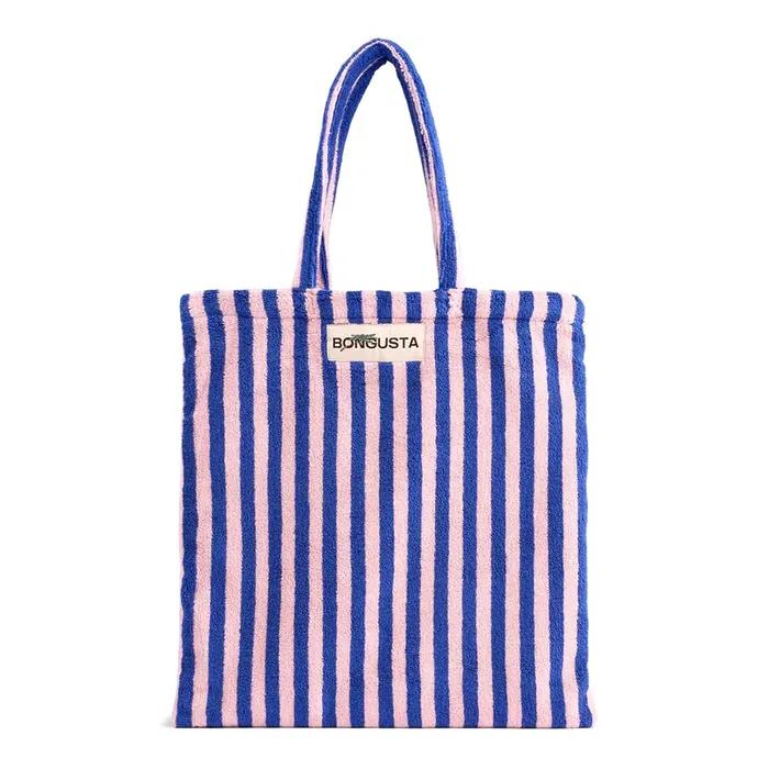 (Bongusta) Naram Tote bag - Dazzling blue & Rose