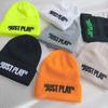 Fashion Letter Embroidery Warm Hat Knitted Cap Autumn Winter Women Men Cap