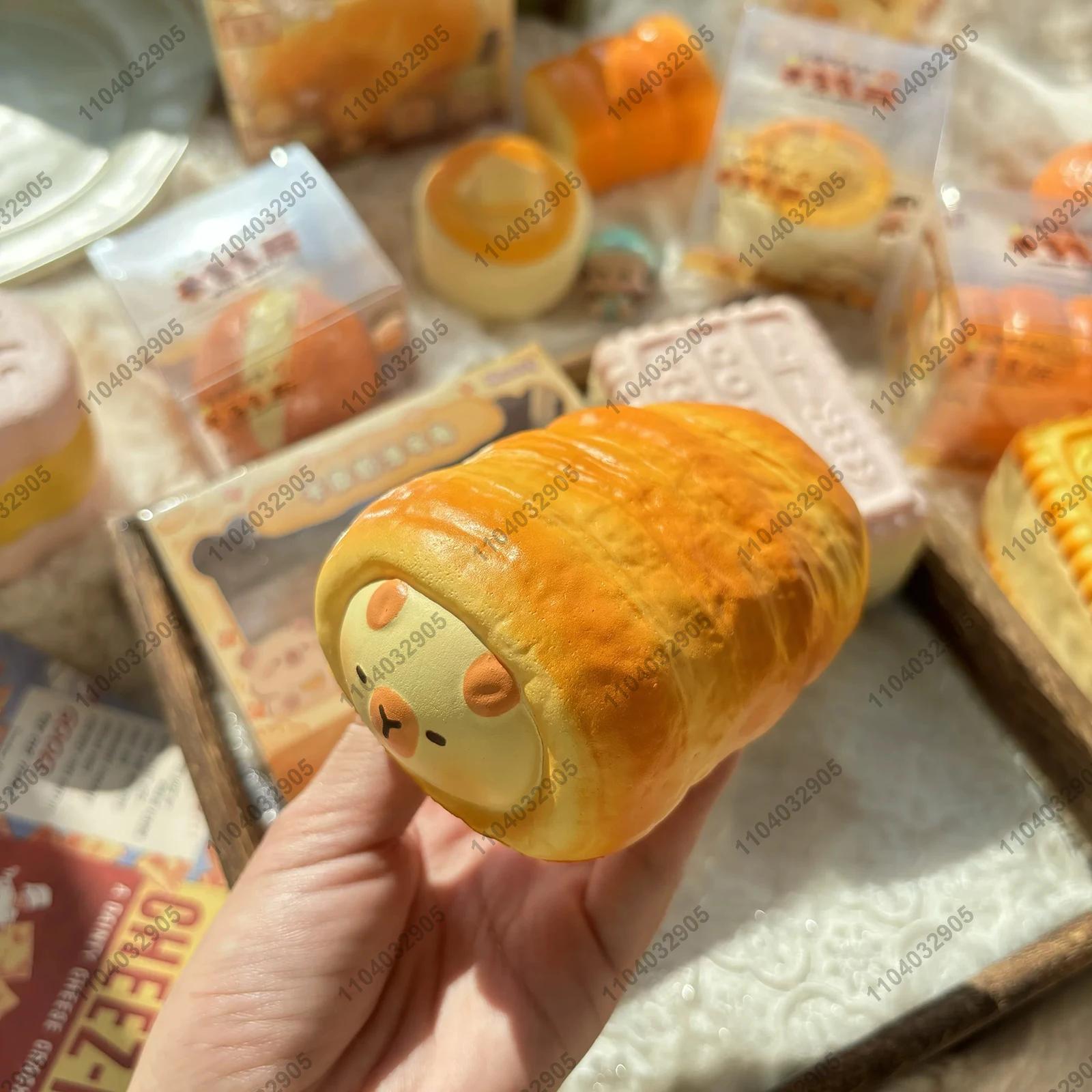 

Медленно поднимающаяся мягкая капибара хлеб пекарня выпечка сдоба медленно распрямляющаяся сжимаемая игрушка снятие стресса стресс расслабление рук подарочная игрушка