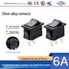 Top-Opening KCD1/KCD3 Rocker Switch: 2/3 Pins, 6A, 250V Power Switch
