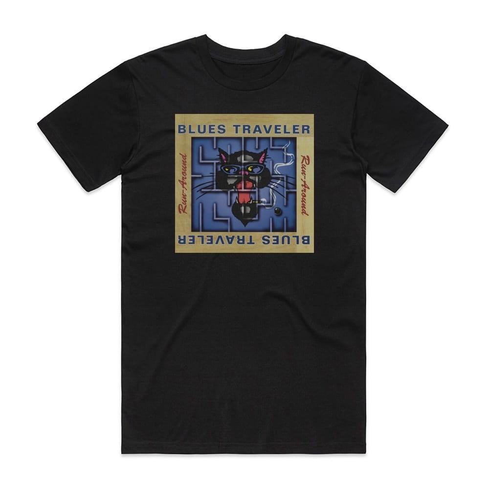 Blues Traveler Run Around Album Cover T-Shirt Black L524 XXXXL