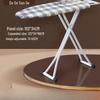 Large Folding Vertical Ironing Board with Widened Pad and Clothes Rack