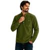 Top casual da uomo a tinta unita, vestibilità larga, con tasche