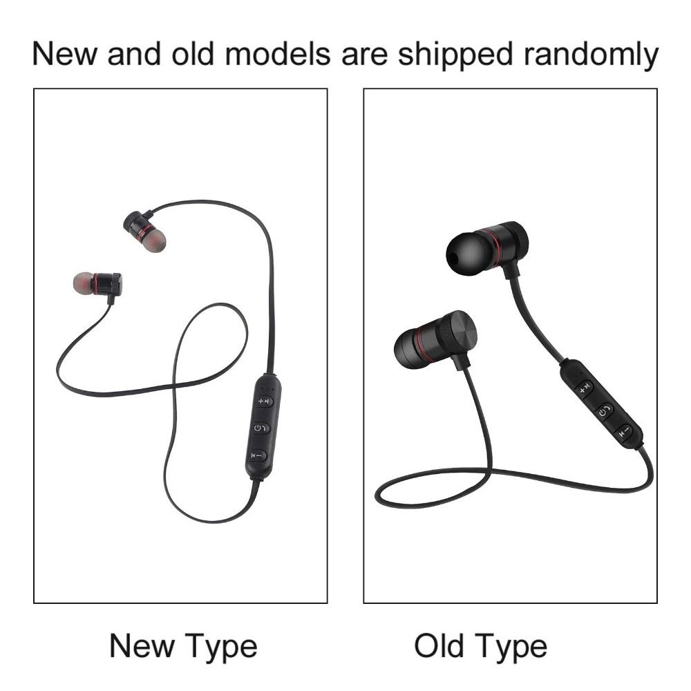 Stereo Sound Wireless Bluetooth Earphone Waterproof Neckband Earphones Portable Sports Headset