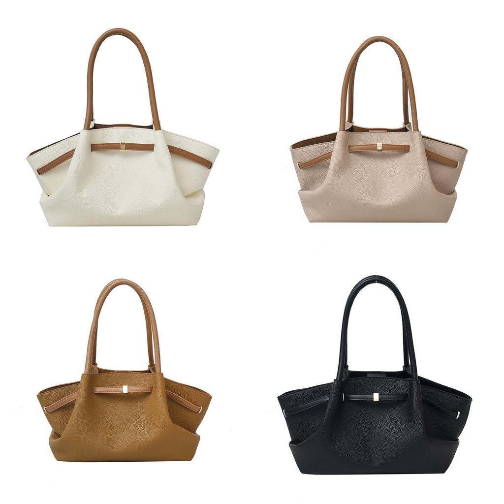 Pu-Tasche für Damen mit minimalistischem Design, große Kapazität, Sommer-Freizeit-Handtasche für den täglichen Gebrauch